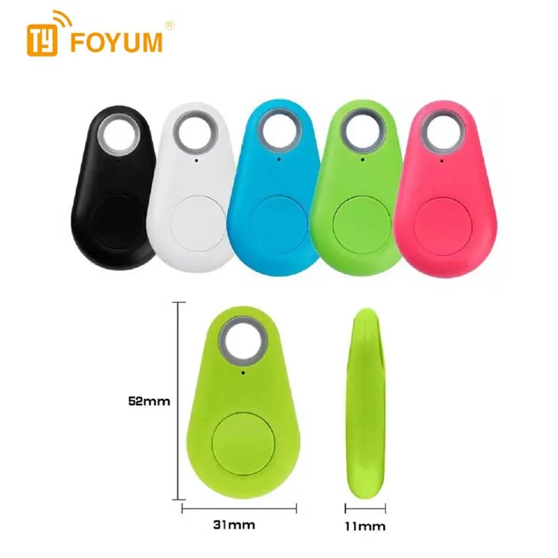 Mini Modische Smart Hund Haustier Bluetooth 4,0 GPS Locator Anti-Verlust Alarm Drahtlose Kinder Tasche Brieftasche Schlüssel Finder Locator 2PCS