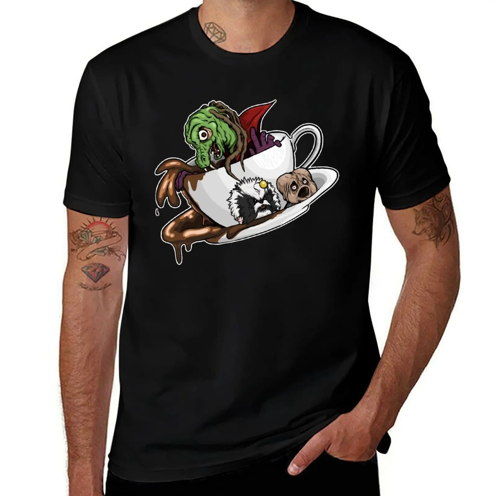 

t T-Shirt funny t graphic men man mens shirts the t cotton shirts Omniscient shirts for Ziltoid