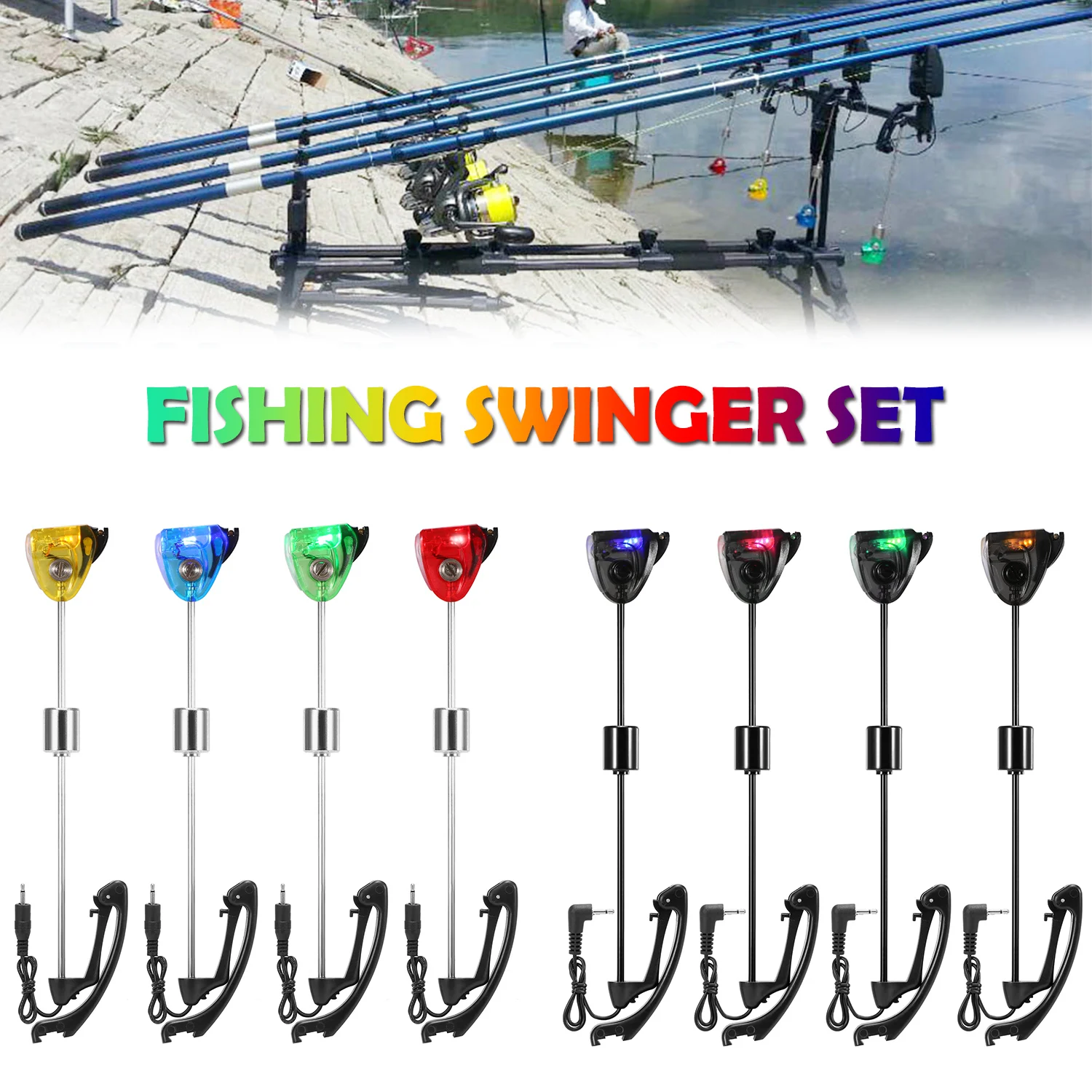 Lixada Fishing Swinger Set Car - Bite Indicator review and price