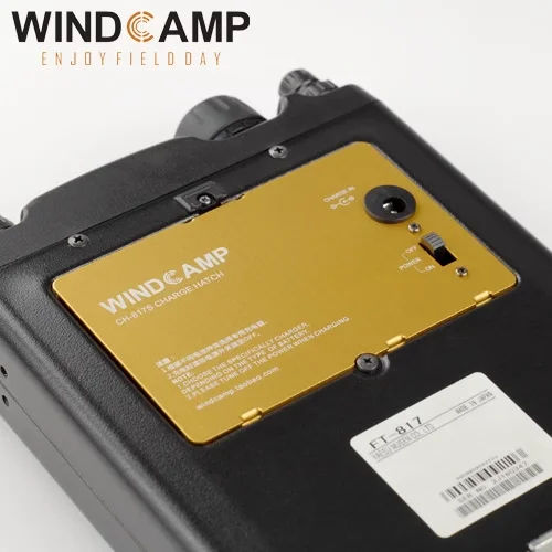 WINDCAMP-cubierta de bahía de carga FT-818, CH-817S, YAESU Eight Continents, paquete exclusivo de batería de litio integrada