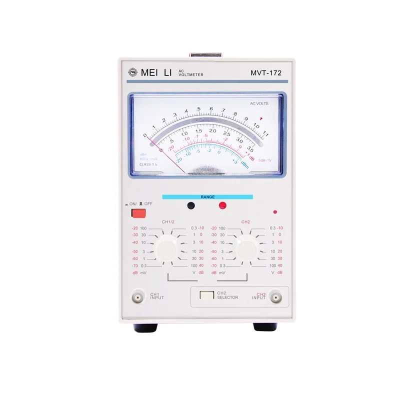 Advanced AC110/220V Power Input 2 Needles 50hz/60hz Voltage Meters Digital 4 Digits Display Millivoltmeter