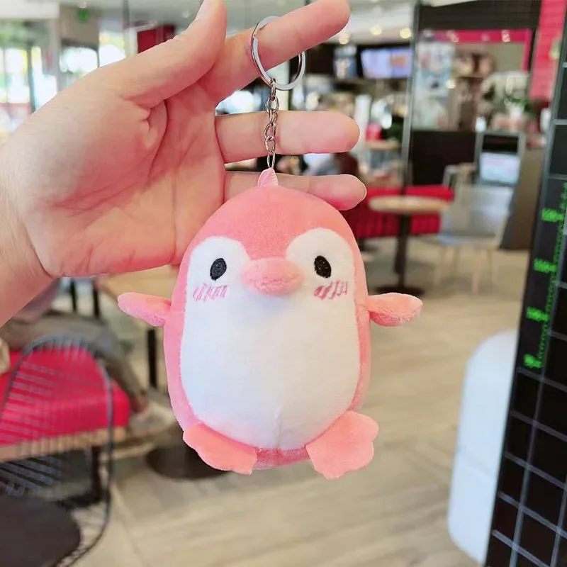 Cartoon Penguin Doll Pendant Cute Little Penguin Plush Toy Keychain Pendant Bag Pendant Скачать Пингвины Plush Keychain펭귄 피규어 걸이