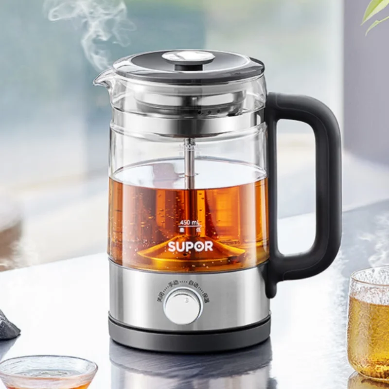 

SUPOR 1.2L Steam Spray Tea Maker with Tea-Soup Separation Function Electric Kettle for Boiling Water and Steaming Tea 220V