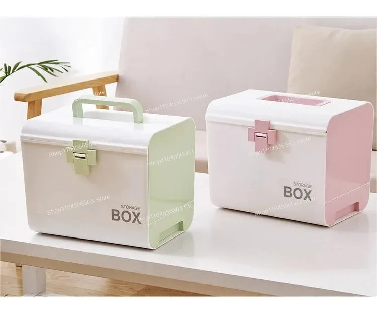 Home Medicine Chest | First Aid Kit Organizer, Emergency Survival Safety Supplies Storage Box
