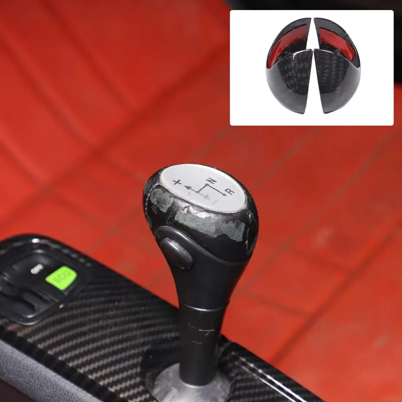 

Для Mercedes Benz Smart Elf 2009-2015 автомобильный защитный чехол для головки передач из настоящего углеродного волокна, аксессуары для модификации автомобиля