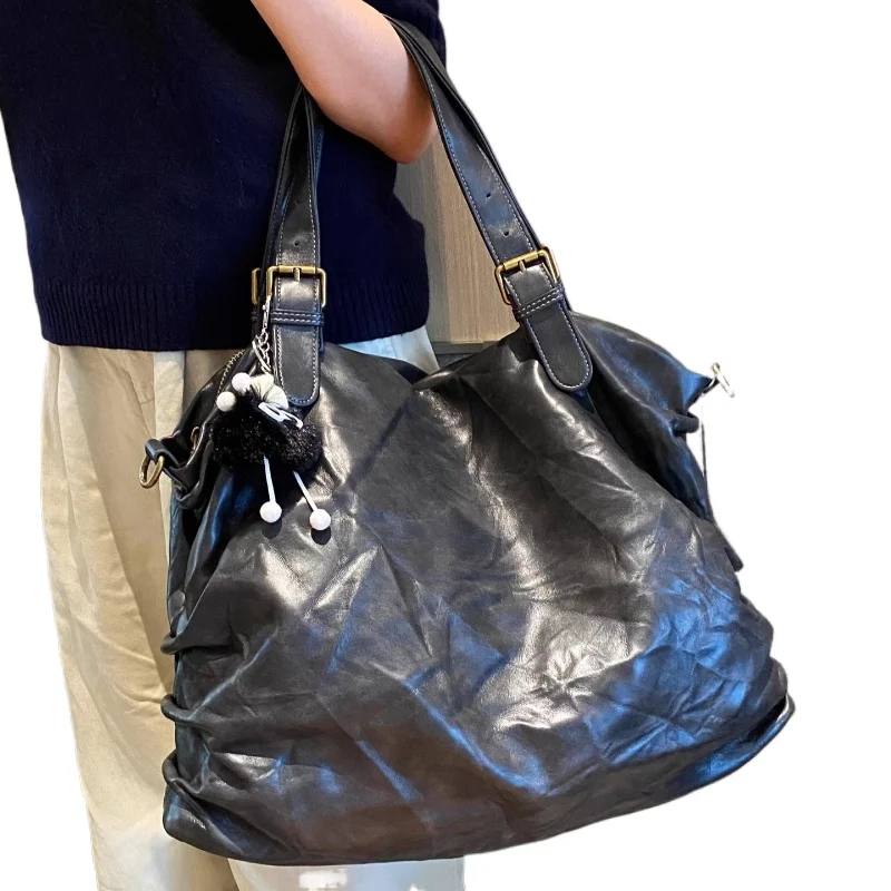 

Casual Big Bags Women's Sac A Main 2025 Black Tote Bag Shoulder Large-capacity Satchel Women Handbag Bolso Mujer Bolsa Feminina