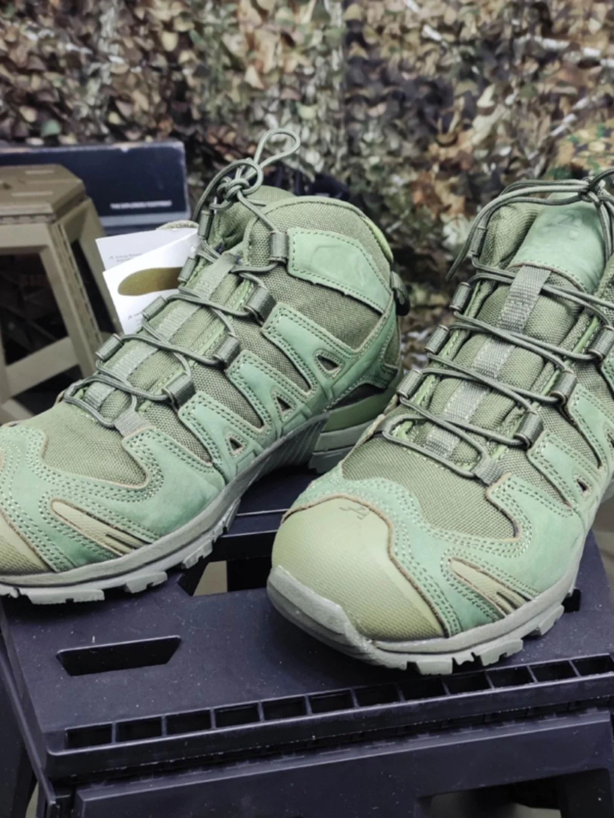 

Tactical Hiking Boots Outdoor Wildern Battle Training oes Anti-slip Wear-resistant Desert Boots Rubber Outsole EVA Midsole