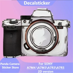 Stylized Decal Skin For Sony A7M3 A7R3 A7M4 A7R5 Camera Sticker Vinyl Wrap Film A7III A7RIII A7IV A7RV A7 III IV A7R III V A7RM5