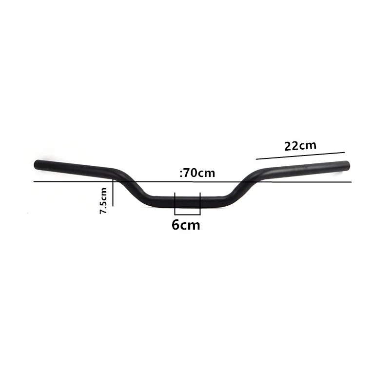 22mm Universal Motorcycle Handlebar Refitting Handlebars Retro Simplicity Halley for Kawasaki Yamaha Honda Suzuki Drz400 Fz6