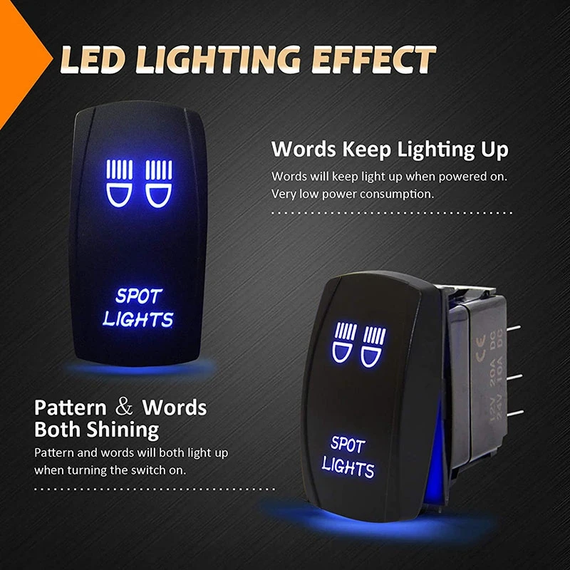 ATV Can-AM Maverick X3 Polaris Ranger RZR 보트 SUV용 A01G_로커 스위치