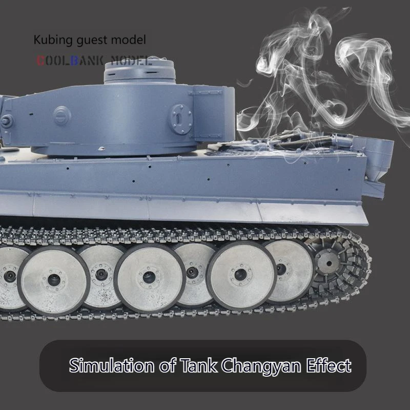 Henglong 3818 Versus Tank German Tiger Tiger I Heavy Remote Control Tank Sound Imitation Real Adult Model Decoration Toys Gift