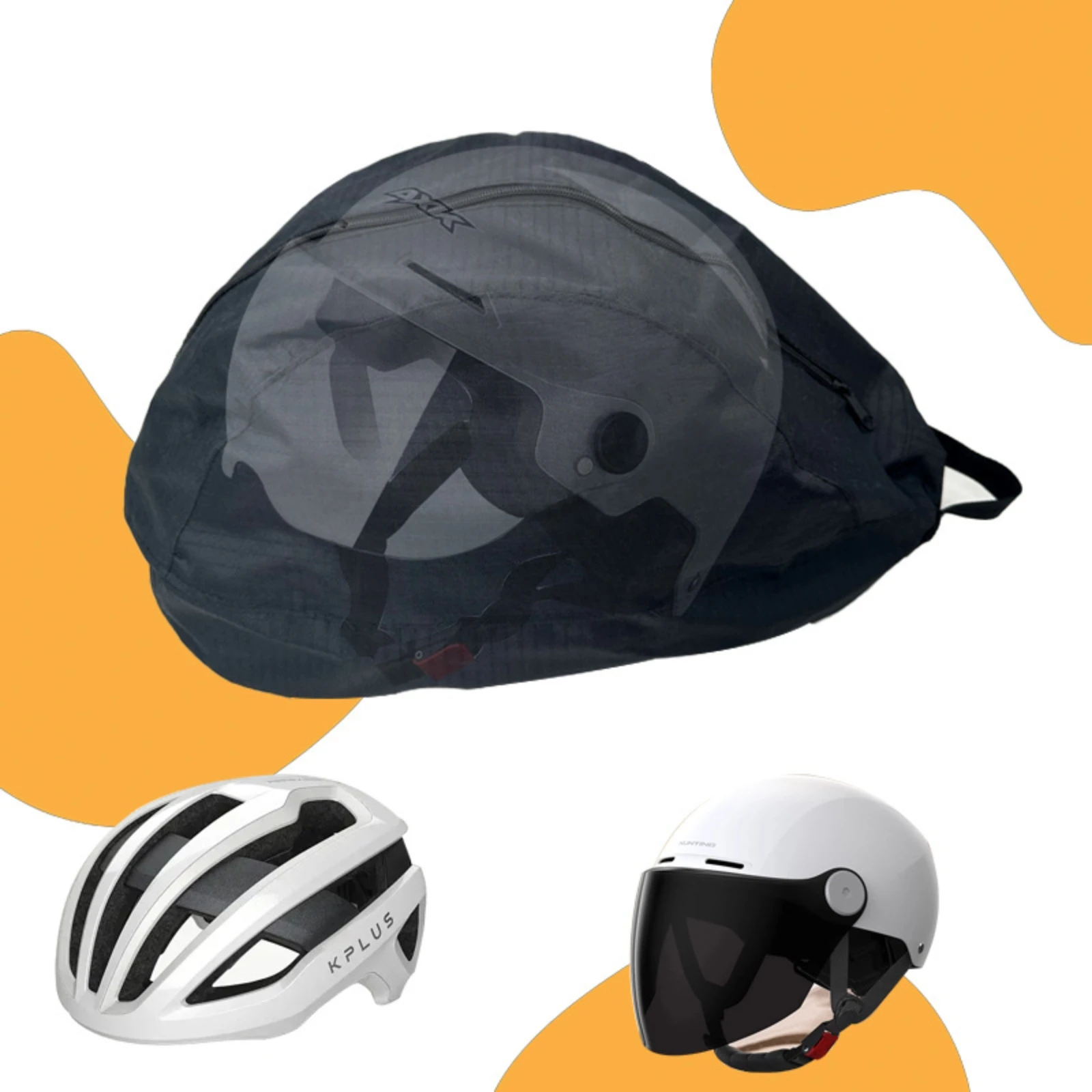 Kép 6: Motorbicikli helmes Olvasottság foldable helmes tárolására Olvasottság Erőteljes shielded számára commuters, utazási