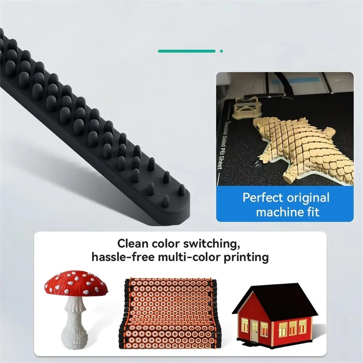 10pcs for KobraX Nozzle Brush Combo Nozzle Wiper High-Temp Resist Accessories Hot End Cleaner