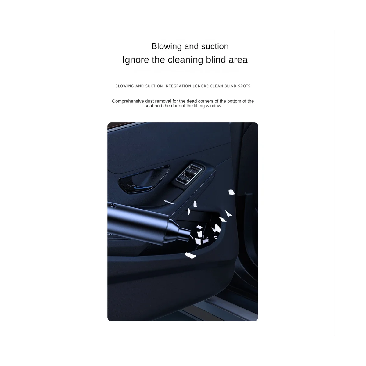 5200Pa Car Vacuum Cleaner Wireless Mini Handheld Vacuum Cleaner Portable for Car Home Desktop Living Room-A