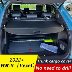 For 22-24 HONDA XRV/HRV/vezel Cargo Cover Trunk Retractable Parcel Rack Waterproof Shield Privacy Cargo Cover Auto accessories