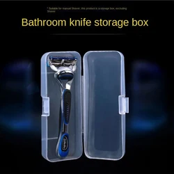 Stylish and Durable Shaving Storage Box for Men's Razors, Easy to Carry and Keep Clean and Keeps Your Shaver Well-Organized