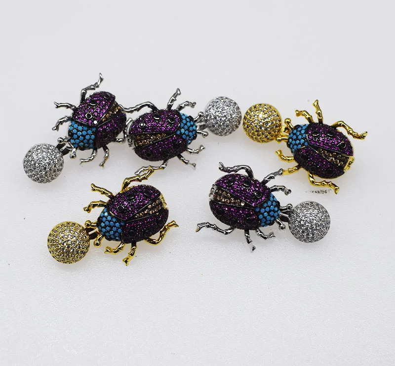 

1piece Coccinella septempunctata Clasp Jewelry accessory connector wholesale hook FPPJ