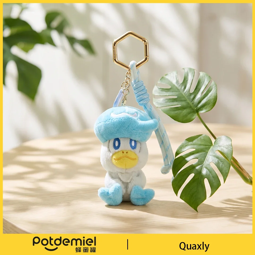 Potdemiel Pokemon Quaxly Plush Keychain Stuffed Animal Handbag Charm Anime Bag Decor Men Women Kids Gift Toy Collectible view 4