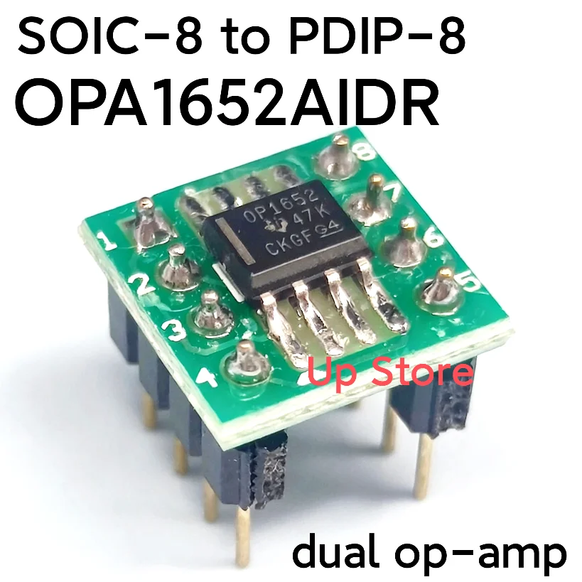 OPA1652AIDR  OPA1652AID  OPA1652  Dual Op-Amp,Weld the finished product and convert it into straight insertion PDIP8