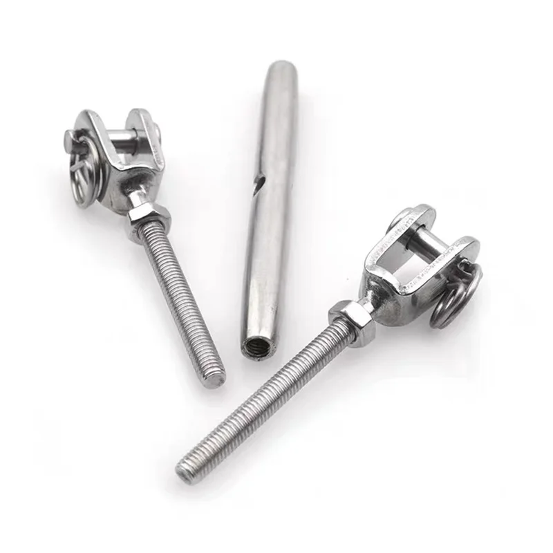 Stainless Steel Rigging Screw Closed Body Jaw Turnbuckle Bolts For Boat Yacht M5 M6 M8 Closed Jaw Turnbuckle Wholesale