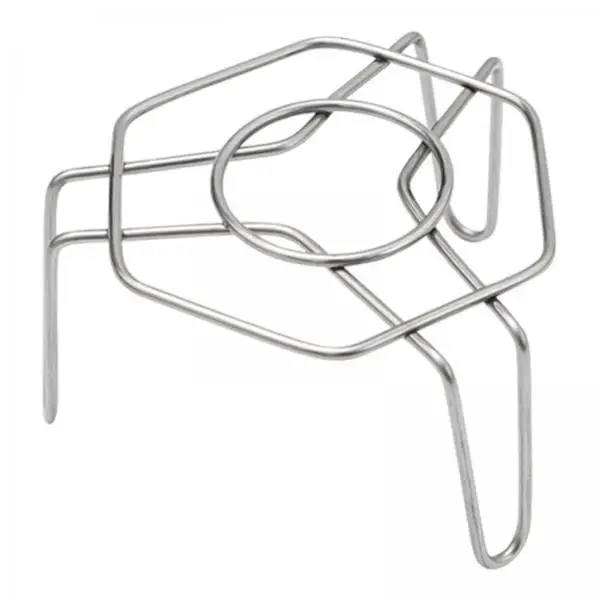 Mini Stainless Steel Hexagonal Steamer Rack Sturdy U Feet Design for Quail Eggs Small Saucepan and Rapid Steam Cooking