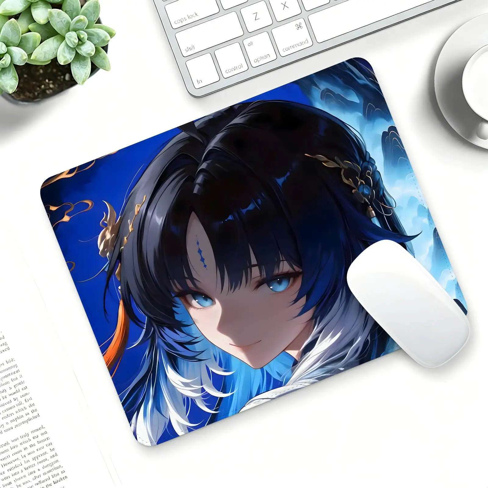 Wuthering Waves YangyangXuanling Regular gaming mouse pad S/M/L size Office mouse pad Laptop desk mat Stitched edge mouse pad