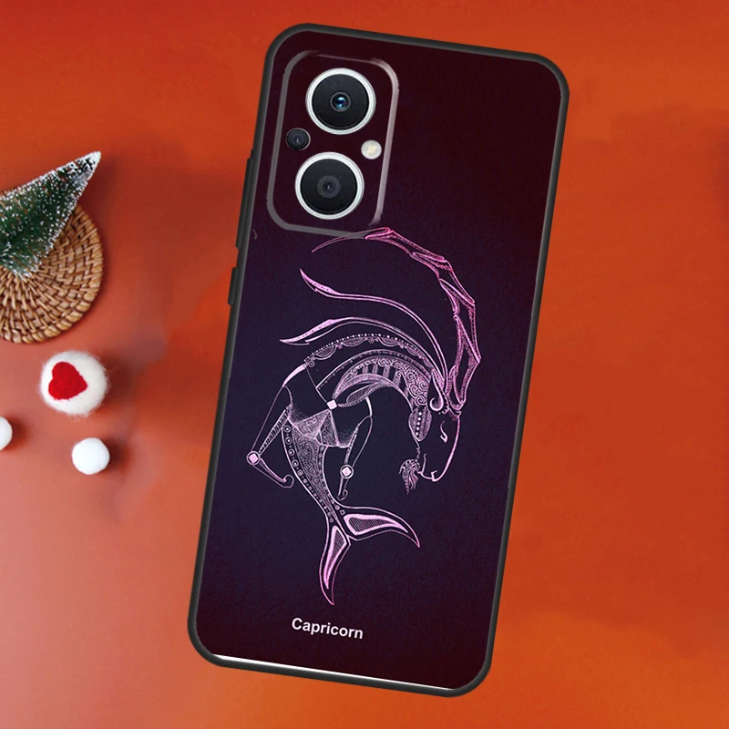 Zodiac Sign Case For OPPO Find X6 X8 X9 Pro OPPO Reno 8T 7 8 Lite 15F 14F 13F 12F 11F 10 13 14 Pro Cover