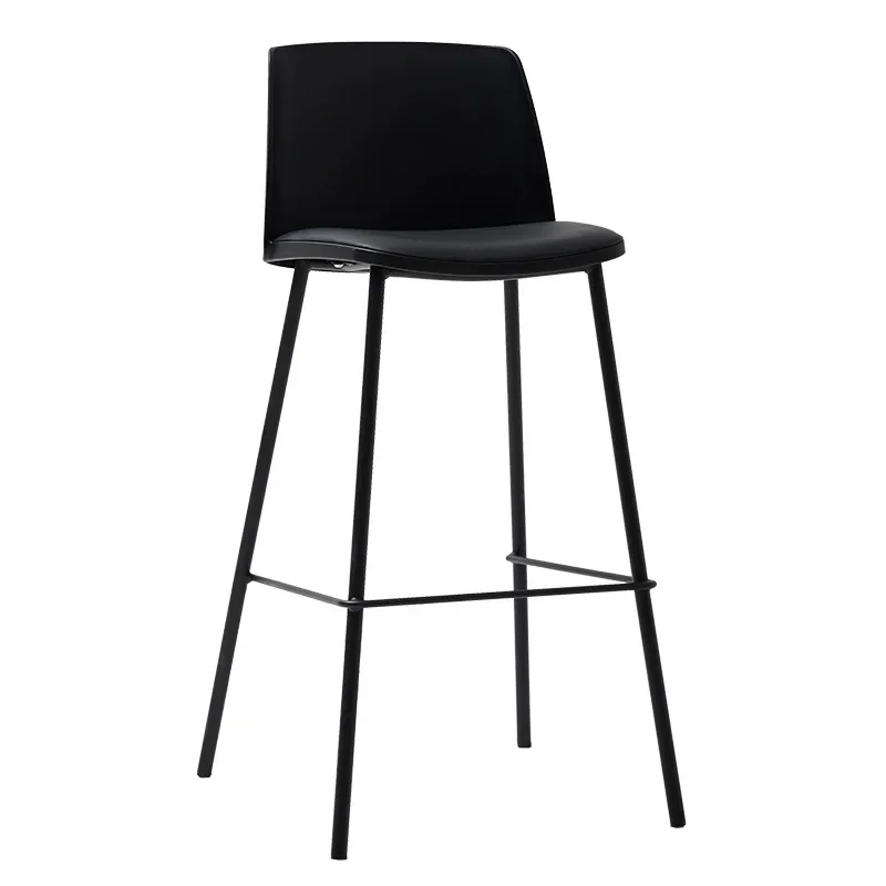 

Modern simple bar chair home backrest light luxury bar stool Nordic