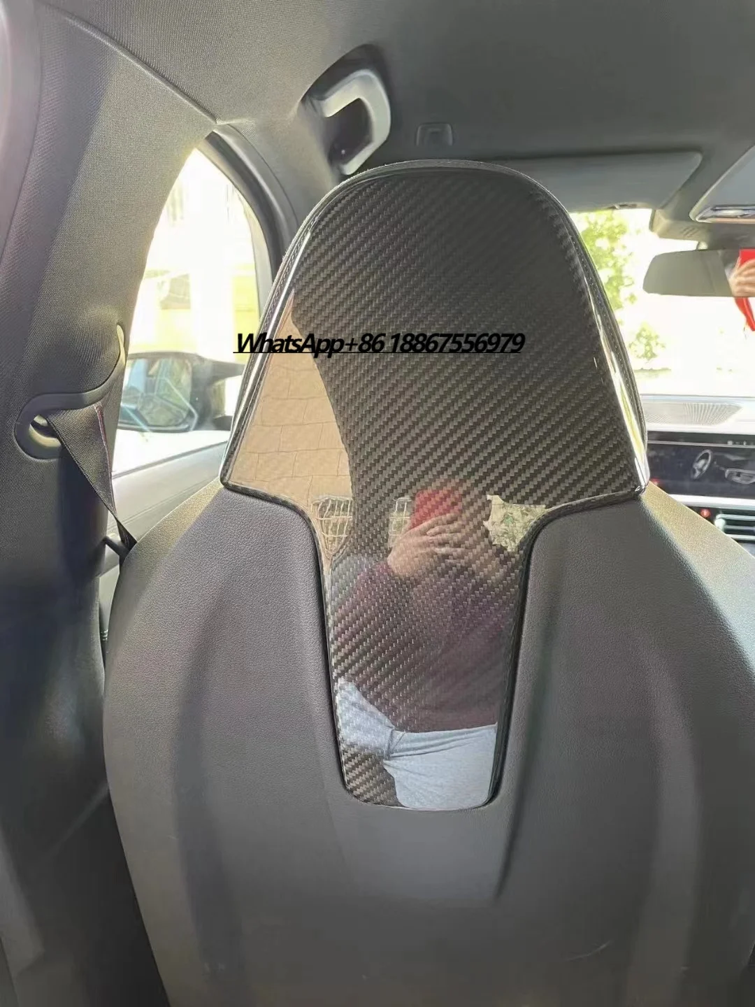 

Carbon Fiber Front Seat Back Cover Trim for M3 G80 M8 F91 F92 F93 X3M F97 X4M F98