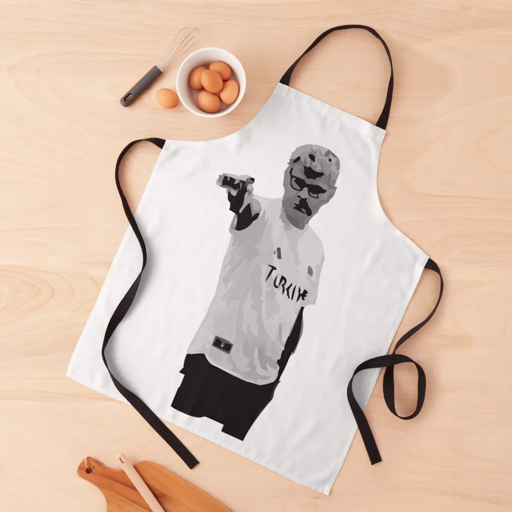 

Yusuf Dikec Turskish shooter vector style Apron Kitchen Man Teacher Apron