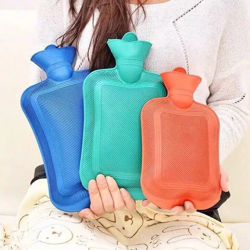 

Mini Winter Hand Warmer 500/1000ml Water Filled Rubber Hot Water Bottle Thick Hot Water Bottle Winter Warm Water Bag Hand and Fo