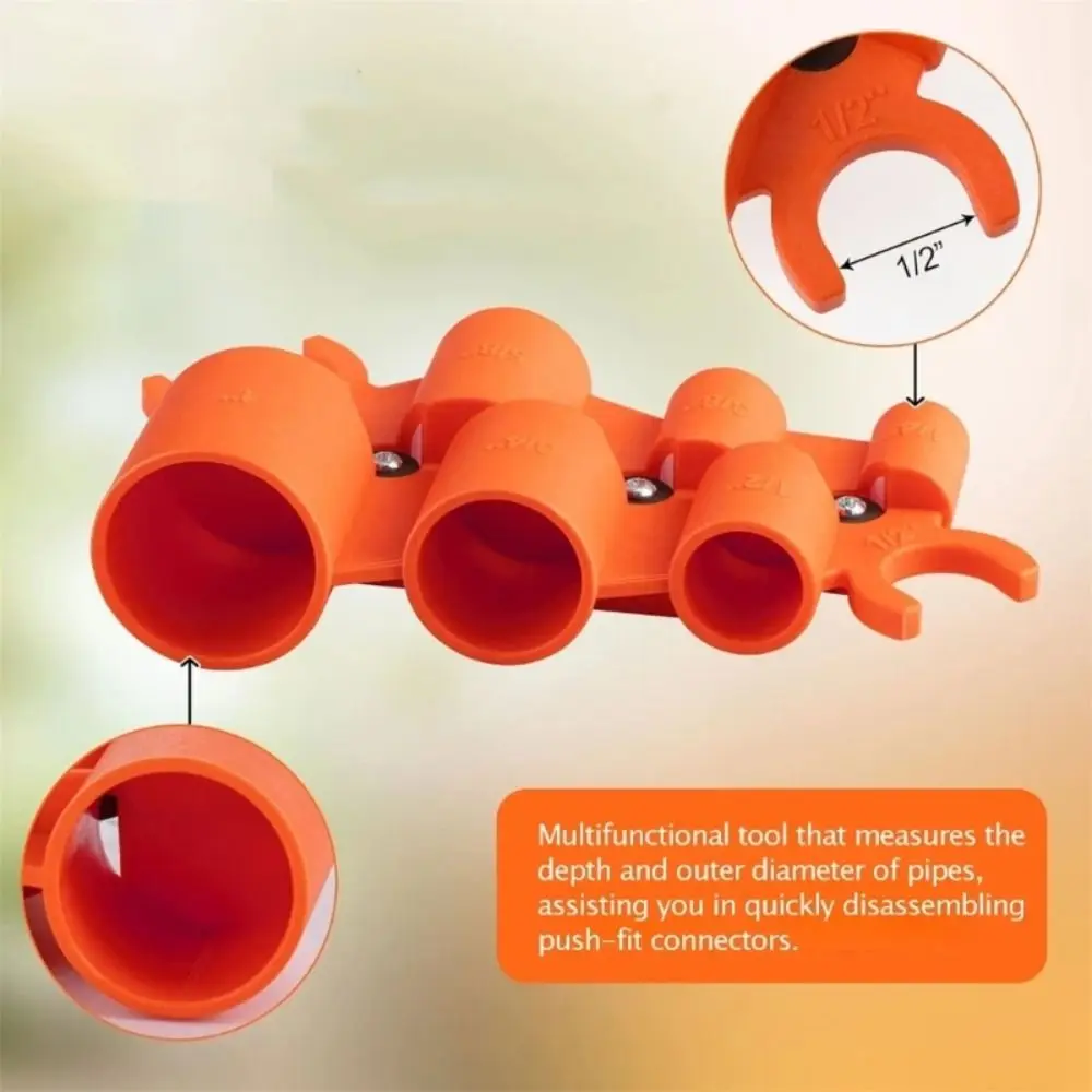 Multifuntional Smooth Pipe Deburring Tool Versatile Repairs Precisions Depth Gauge Efficient Solid Pipe Reamer Home