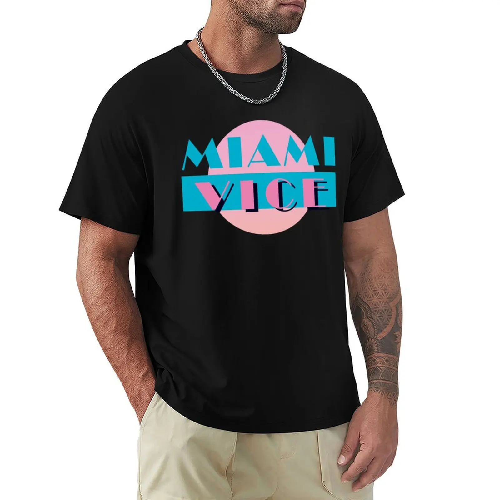 

Miami Vice Classic T-shirt summer clothes funnys mens graphic t-shirts