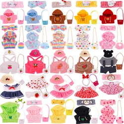 3 Pcs / Set Kawaii Lalafanfan Clothes Dress Accessories For 30 CM Plush Toys Birthday Gift