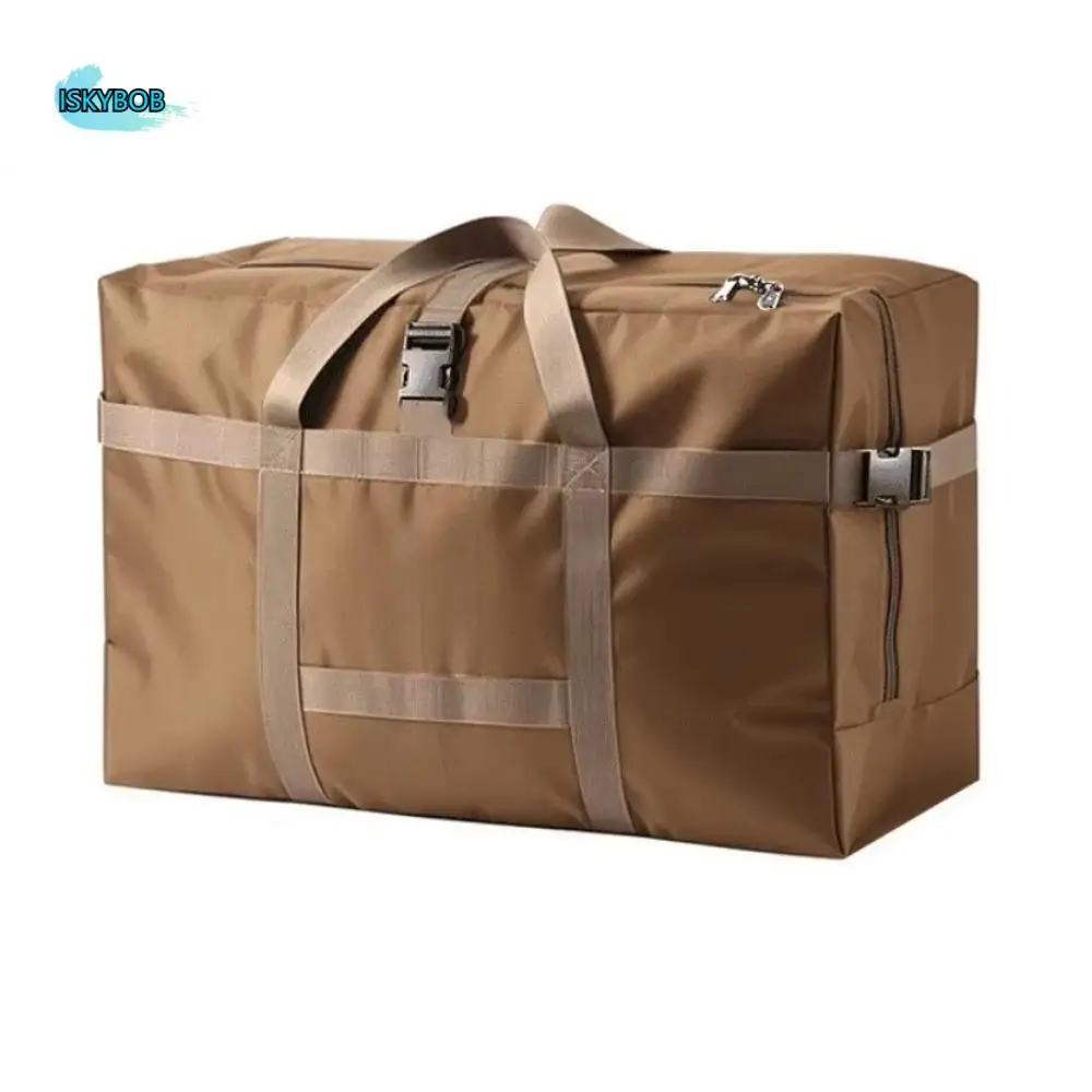 

Fashion Large Capacity Travel Duffle Bag Waterproof Handheld Folding Travel Luggage Bag Oxford Sports Messenger Bag Outdoor