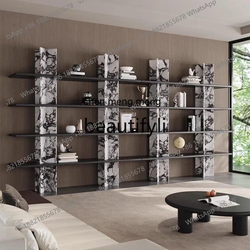 zqxItalian minimalist office study display cabinet file information cabinet storage bookshelf