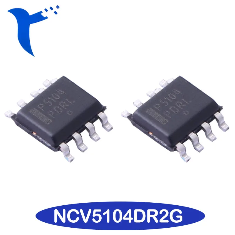 New NCV5104DR2G Screen Printing P5104 SOP-8 Gate Driver IC