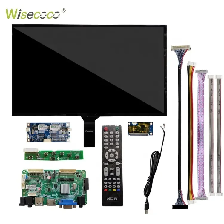18.5 inch touch screen panel 1920 * 1080 1000 brightness display module IPSled TV display