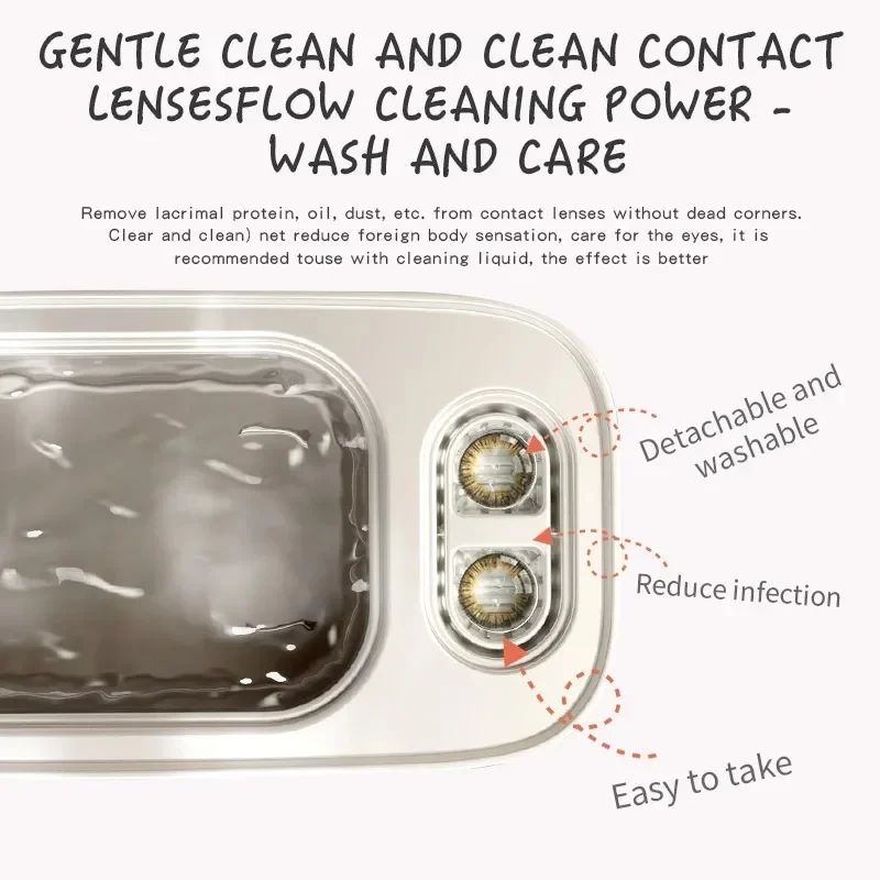 Versatile Cleaner-Portable, 360° Deep Cleaning, Rechargeable Battery-USB Powered | High Frequency Vibration Cleaning Machine, Mu