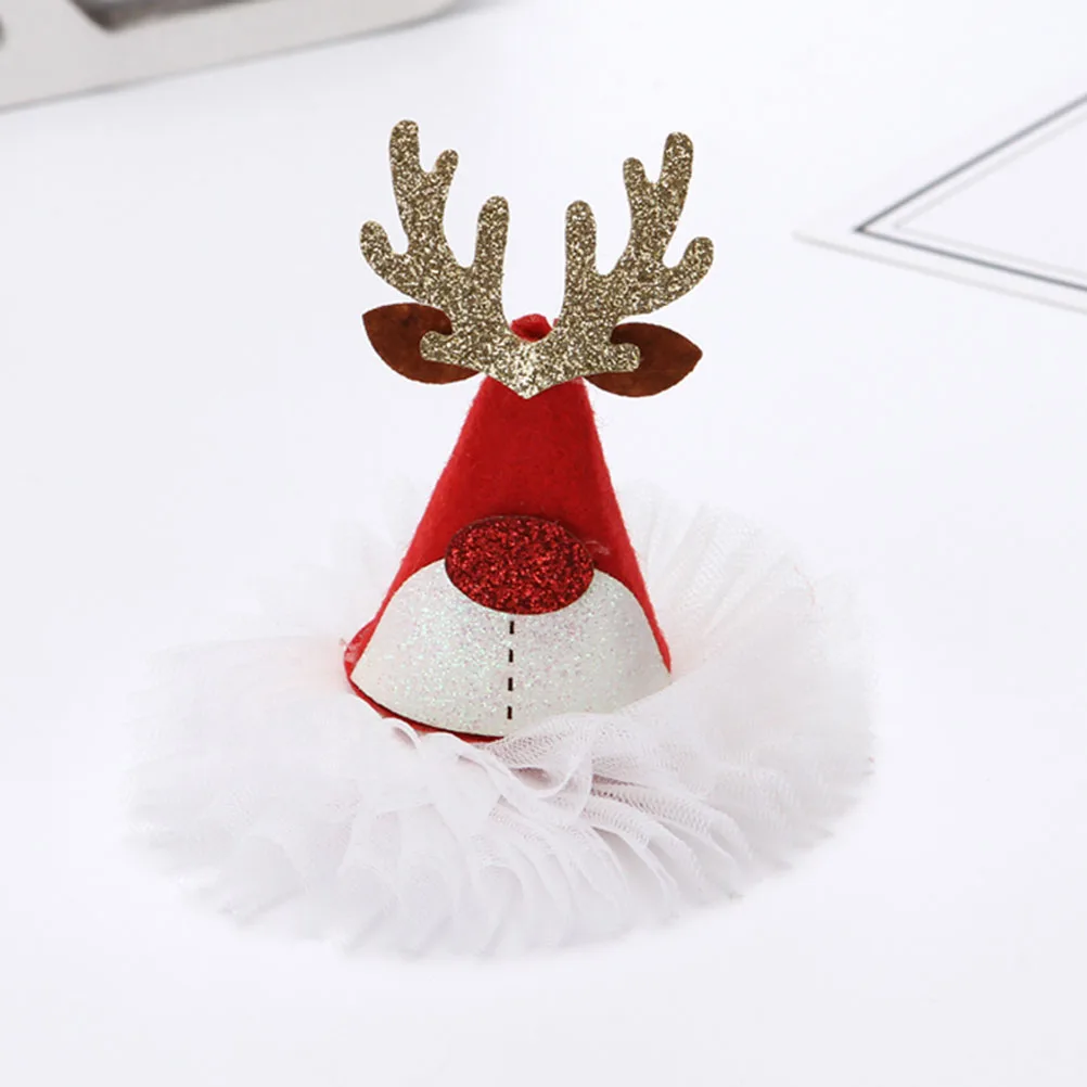 

3pcs Santa Hat Sequins Hair Clips Hair Clips for Girls Sequins Holiday Snowflake Barrettes Vintage Accessories Gifts