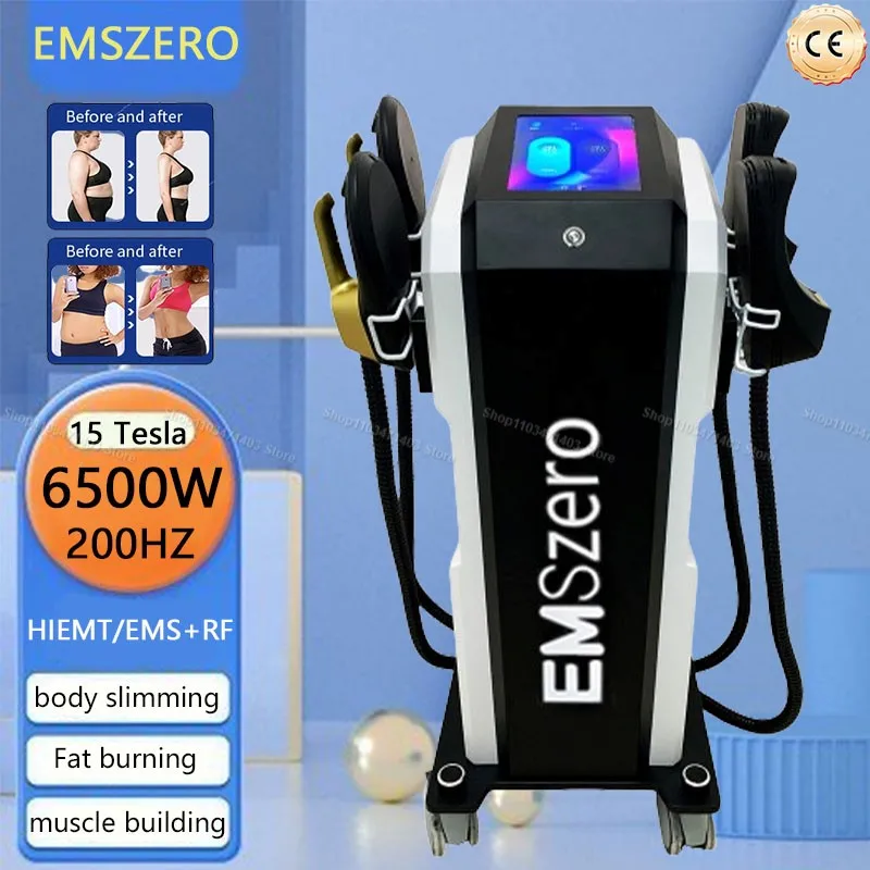 

2024 New Upgrade Ems Body Sculpt Machine emszero RF Profesional 15 Tesla 6500W EMSzero NEO New System Slimming Hiemt Machine