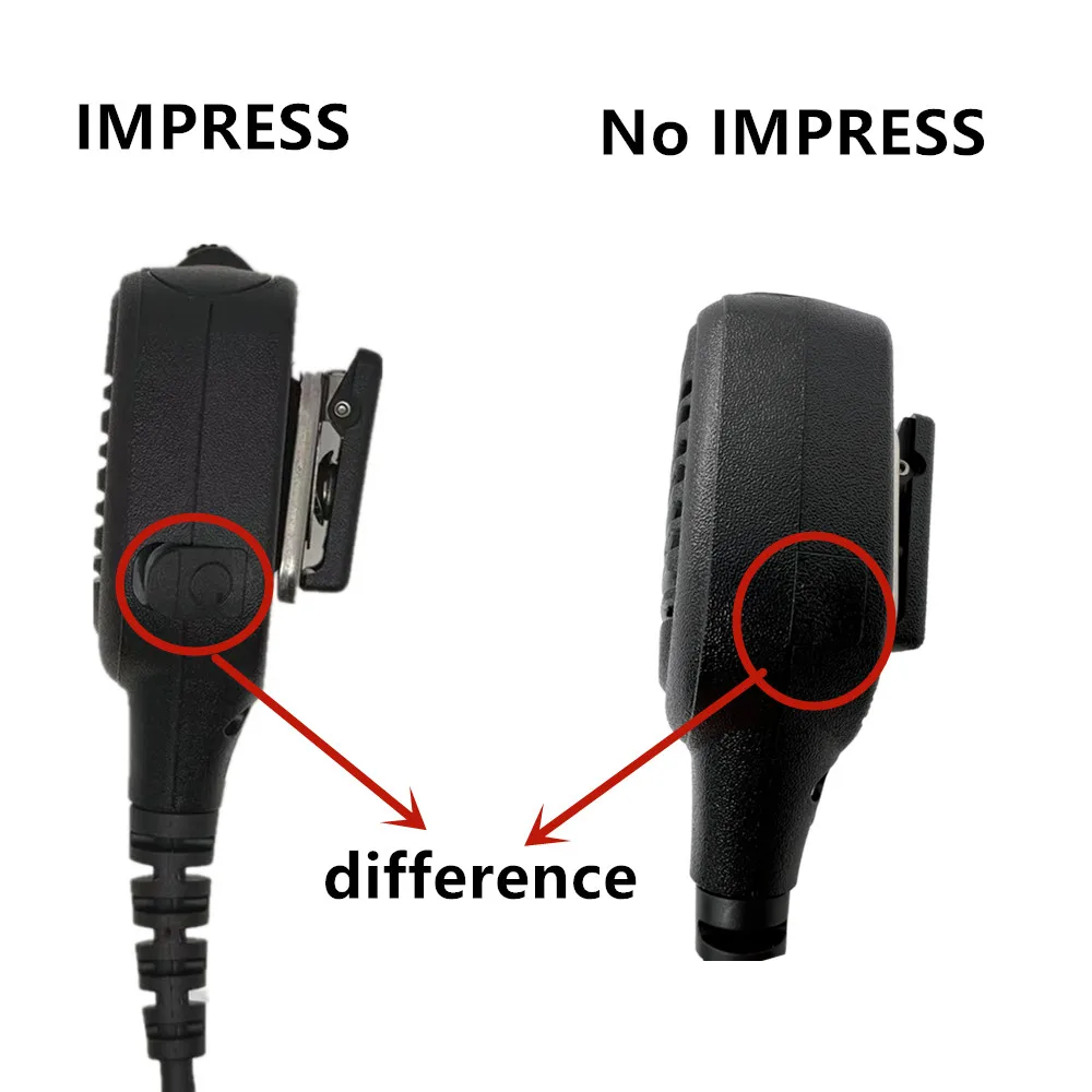 PMMN4046A IMPRESS orange key Microphone For Motorola DP2400e DP2600e XPR3300 XPR3500 DEP550E DEP570 Two Way Radio