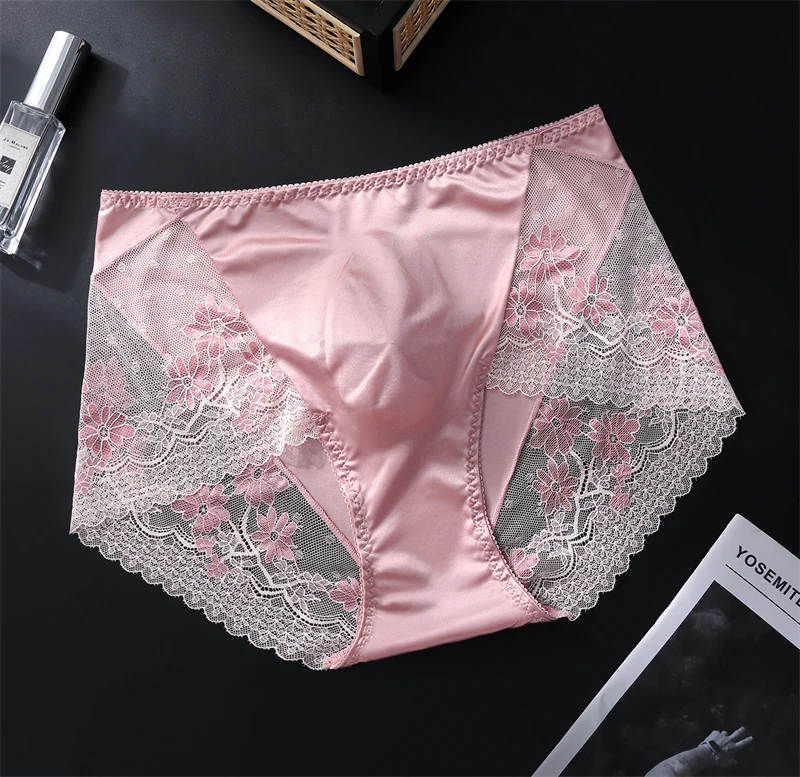 Neue Herrenunterwäsche, leichte Luxusunterwäsche für Erwachsene ab 18 Jahren, Übergröße, Satin, Spitze, 3D-Tasche, Calzoncillos Hombre Sexys Shopping Tøy – Detail 7