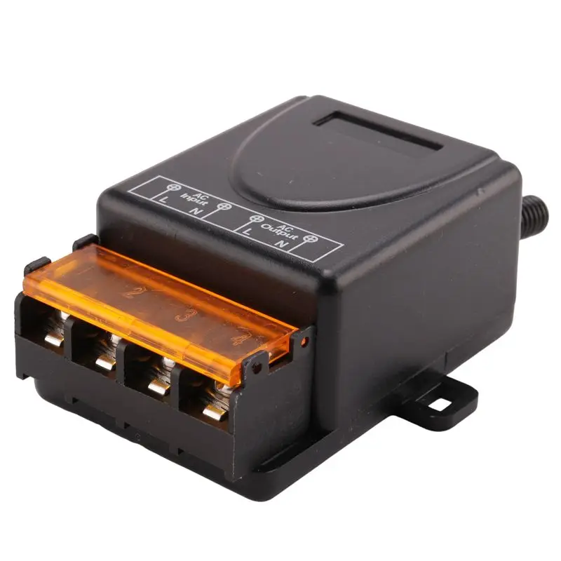 Gift For Her 3X 433Mhz 220V Water Pump Remote Control Switch 1Ch 30A Receiver Module ON/OFF Wireless RF Transmitter For Light LE
