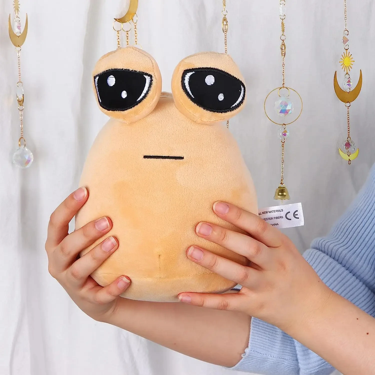 22cm/8.6in Anime Game Maw Pou Pluszowa zabawka Kawaii Cartoon My Pet Alien Pou Doll Miękka wypełniona poduszka Prezent urodzinowy