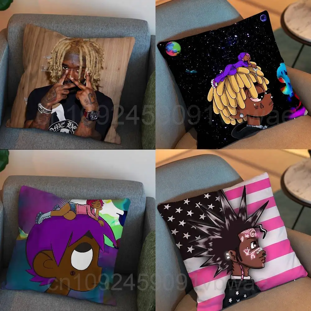 

What You Saying Lil Uzi Vert Pillow Case Anti-dustmite Pillowcase Invisible zipper silky short plush Sofa cushion cover