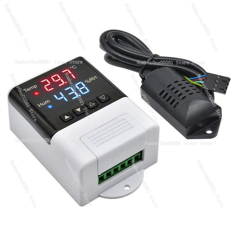 Electronic Digital Display Microcomputer Intelligent Temperature and Humidity Controller AC 220V Temperature Control Switch