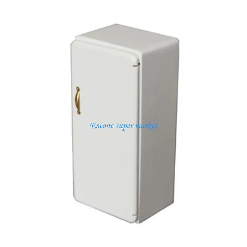 

090B Scaled Refrigerator Model for Doll House Furniture DIY House Ornament Supplies 1