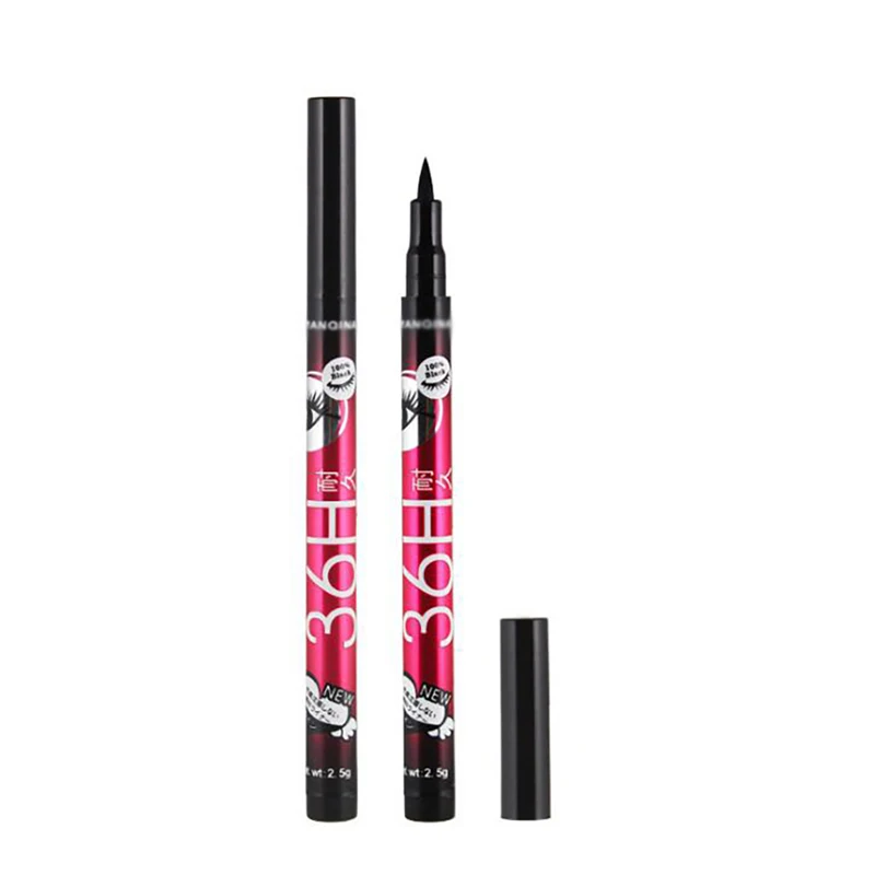 Matita per Eyeliner impermeabile 36H Eyeliner nero a lunga durata senza sbavature Eyeliner ad asciugatura rapida Beauty Cosmetic Liquid Eye Liner strumenti per il trucco