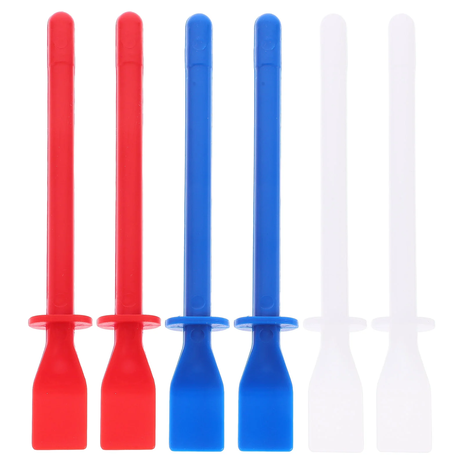 

6 Pcs Glue Smear Spatula Handheld Spreader Paint Tool Sticks Disposable Copolymerized Pp DIY Leathercrafts Accessories